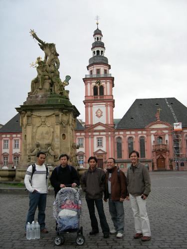 our first arrival - it was our firts arrival in mannheim, germany