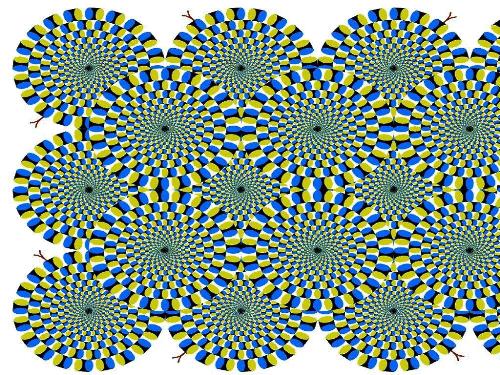 Optical illusion - Your eyes cheats you