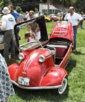 Messerschmitt Car - foto of messerschmitt car with its top open.