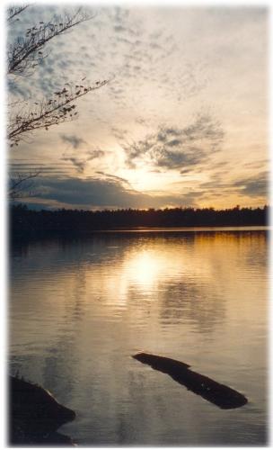 Sunset Picture - I took this picture at our cottage. I wish I was there right now!