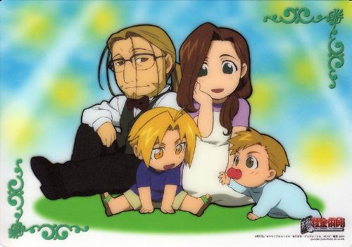 Hagaren no family! - Elric family on chibi version=D