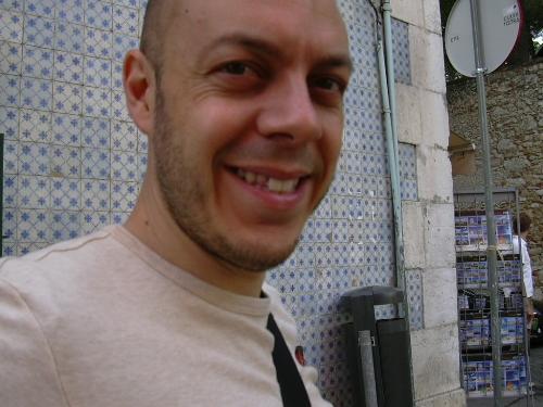 Always in Lisbon - In one of the road of Lisbon. But I am italian!