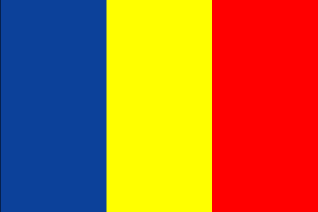 Romania flag - This is the tricolor flag of Romania, a medium-sized country in South-Eastern Europe.