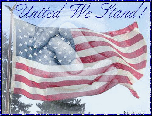 United We Stand - Just another creation of mine I could find..  made with two pics..  one I turned into a mask.