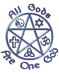 All Gods Are One God - I just love this!  Another snag