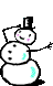 Snow man - A Snow man with hat