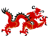 Red Dragon - A red chinese dragon