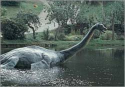 Nessie Statue - A statue of the Lochness Monster, better known as, Nessie.