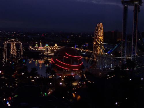 Overview of Disneyland's California Adventure At N - We could see this from where we were staying during our trip.