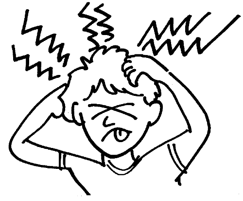 headache - A headache (medically known as cephalalgia, sometimes spelled as cephalgia) is a condition of pain in the head; sometimes neck or upper back pain may also be interpreted as a headache. It ranks amongst the most common local pain complaints. Headaches have a wide variety of causes, ranging from eye strain, sinusitis and tension to life-threatening conditions such as encephalitis, meningitis, cerebral aneurysms and brain tumors (although up to 99% of headaches have a benign cause and do not warrant further treatment other than a painkiller).