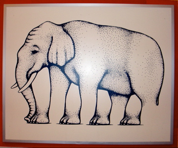 Optical Illusion - The impossible Elephant