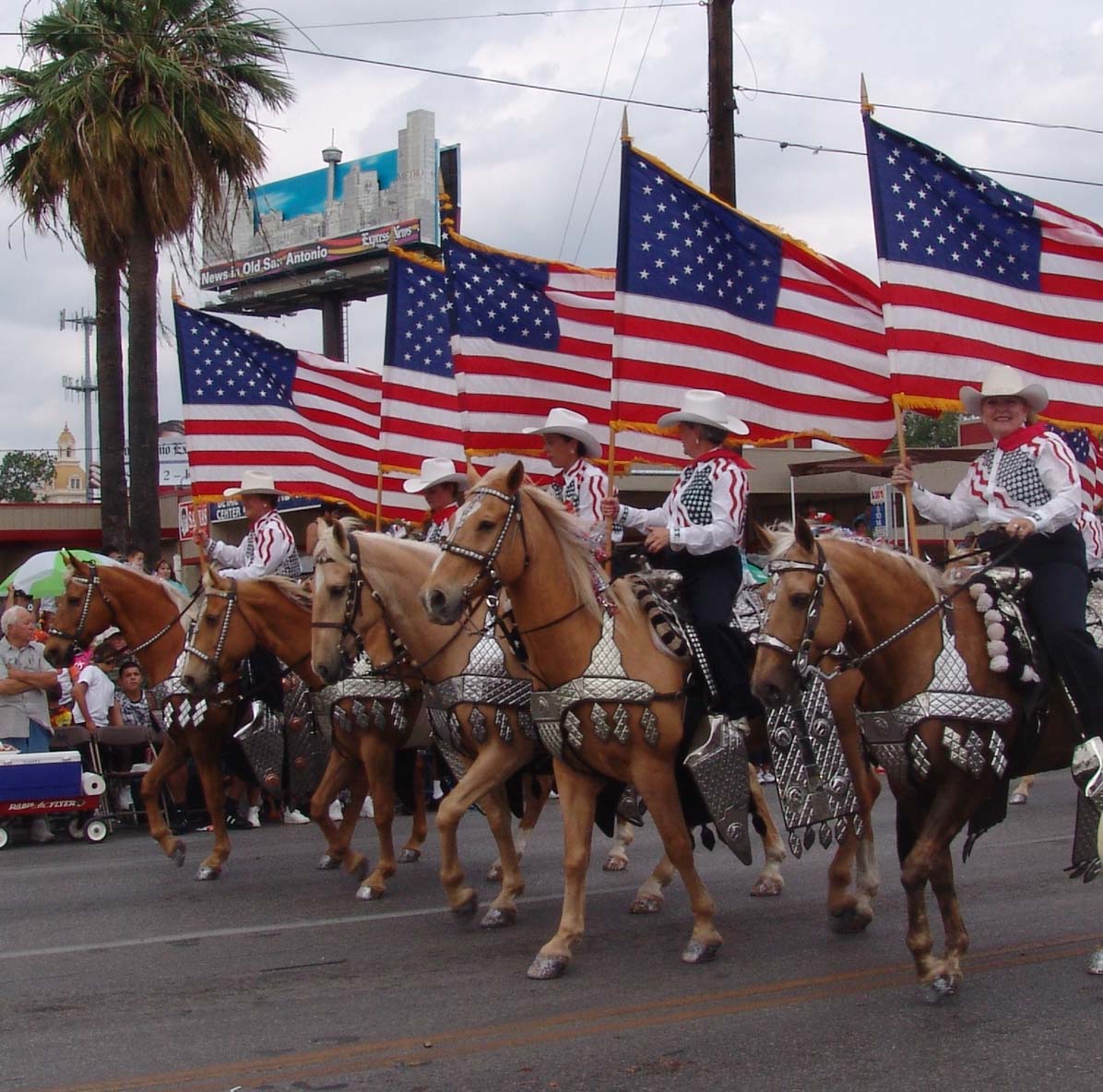Fiesta  - Parade in San Antonio, Texas Fiesta day parade.
