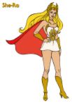 SHE-RA - Princess She-Ra..The female that I think should have hooked up with He-Man...LOL