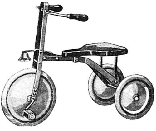 tricycle - clip art pic of tricycle