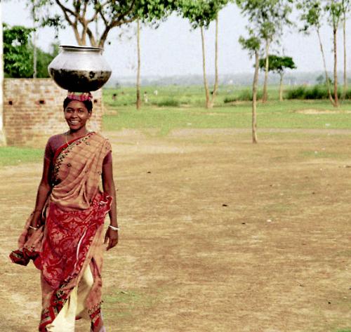 Village Lady - Village lady goes to daily working life.