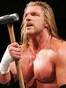 Triple H - Triple-H also known as hammer man is a superstar of world wrestling entertainment. His original name is hunter and married with daughter of Vince Machmon and also has a son.I love triple-h.