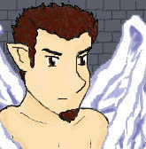 Me as an Angel - This is an image/avatar that I drew on the computer.