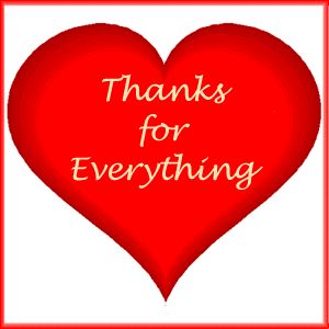 Thank you for everything - Thank you for everything