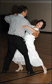 dancing - dancing of a couple