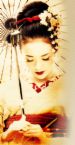 Zhang Ziyi in Memoirs of a Geisha - Chiyo's (Zhang Ziyi) entrance into apprenticeship is marked by being given a new name: Sayuri.