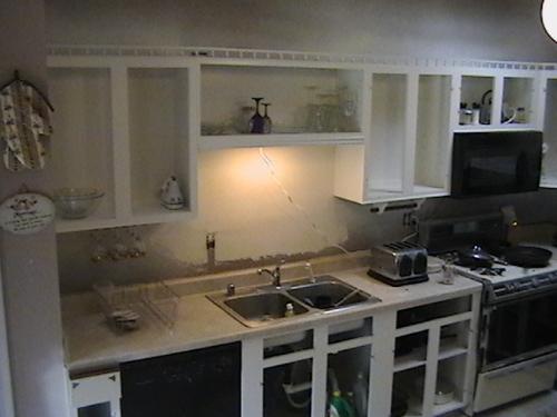 my kitchen - In the midst of a remodel of our kitchen.