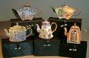 Collection of teapots - collection of little teapots