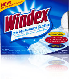 Windex Cloths - cleaning your home the easy way