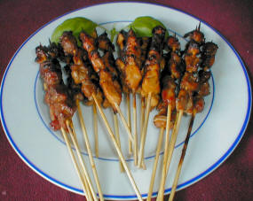 goat sate - sate kambing, goat sate