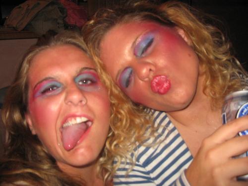 Me and my friend Christy - lil drunk lol