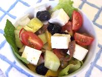 Greek feta cheese salad - greeekkk