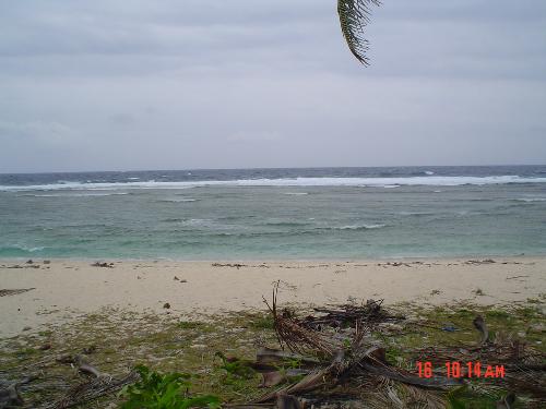 beach - a long white sand beach