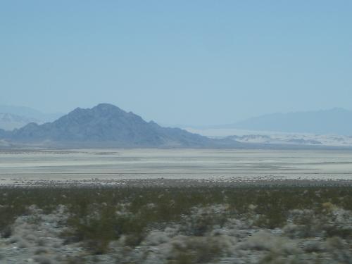 Driving past the Desert! - Death Valley! We had to turn off our A/C for 15 minutes!! CRAZY!