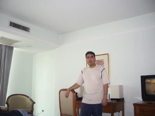 Hotel desk - Standing beside an office desk in a hotel room in Vietnam