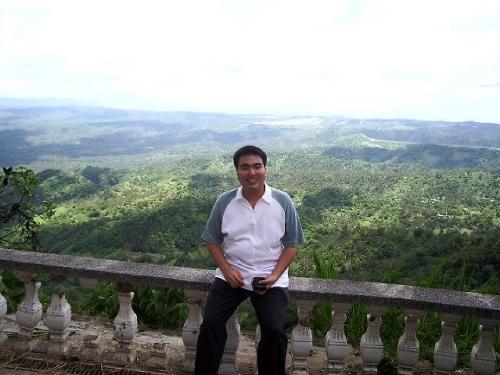 Zoo ledge - Sitting on the ledge of a Private Zoo located in Tagaytay, Philippines. What a spectacular view!