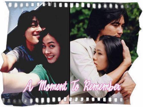 A Moment To Remember - Good Korean movie, i highly recommend it:)