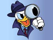 cartoon - donald duck inspectoor