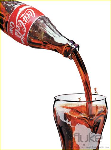 fresh drink - coca cola, a famous refreshing drink!
