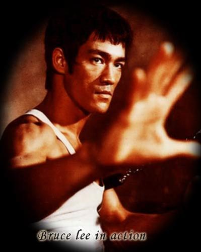 Bruce Lee in action - Bruce Lee in action