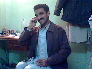Hammad - My Friend ,Hamad,Busy in making phone call