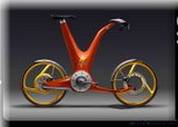 person as cycle - two legs and one hand