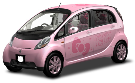 dream car - it&#039;s a hello kitty car and there&#039;s only 1 like it in the whole world.