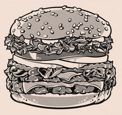 Burger!!! Yum..yum..:) - Its a Chicken Burger!! take a bite..:)