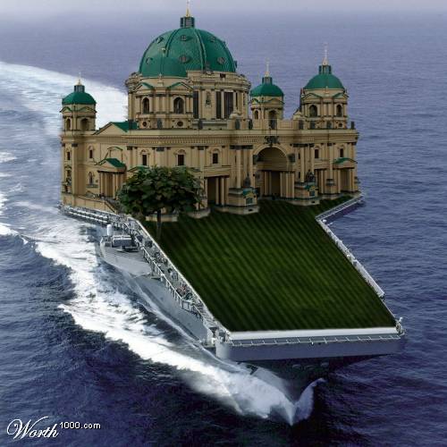 house in sea - sea house