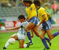 Brasil x argentina - game of cup 1990 