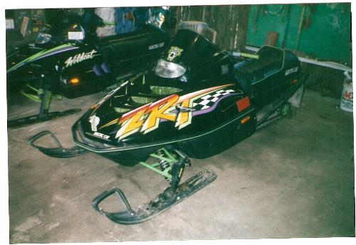 Our Snowmobile - This is a ZRT 800..what a fast snowmobile.