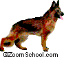 German Shepherd Dog - German Shepherd Dog:- A hard-working, herding dog that was originally from Germany.