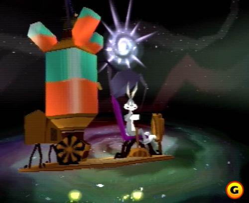 Bugs Bunny: Lost in Time - Bugs Bunny: Lost in Time From Wikipedia, the free encyclopedia Bugs Bunny: Lost in Time is a Looney Tunes video game for the PC and PlayStation consoles. The game stars popular cartoon character Bugs Bunny who find and activates a time machine after taking a wrong turn at Alberqueque. He ends up in Nowhere home of a sorcerer named Merlin ('Moyle' to Bugs). Merlin explains to Bugs that he is lost in time and that he must go through eras to collect clocks and golden carrots to return to the present. Players must help Bugs to go through 5 different eras in time to get back home. A sequel, Bugs Bunny and Taz: Time Busters was made for the same consoles.