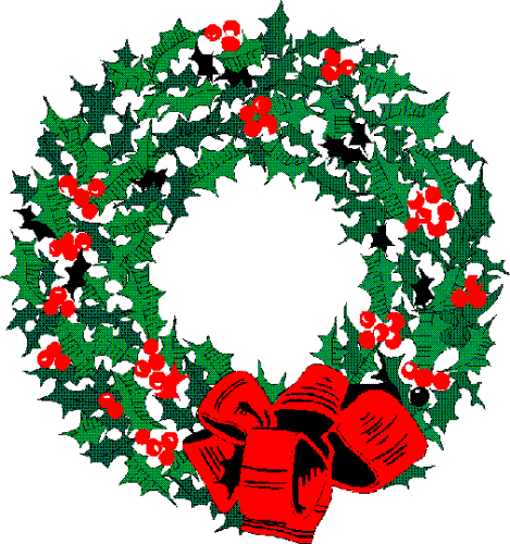 Christmas Wreath - In the Christmas spirit, a door hanging. Christmas Wreath - In the Christmas spirit, a door hanging.