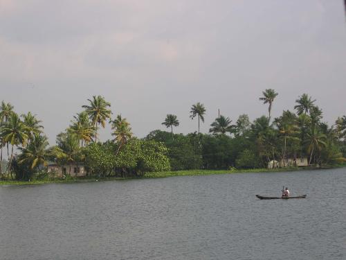 back water of karunagapally, kerela - clicked by me during my visit to the backwater lagoon