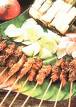indonesian food - chicken satay